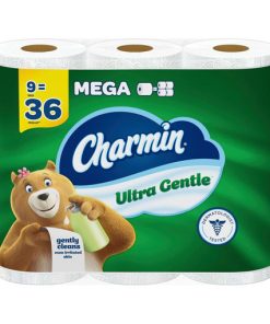 Ultra Gentle Toilet Paper [9 Mega Rolls = 36 Regular Rolls,231 Sheets Per Roll]